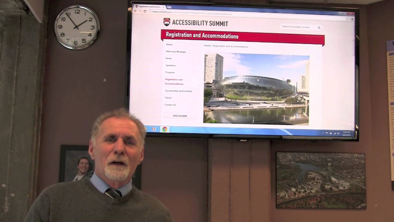 Watch Video: Dean Mellway on the International Summit on Accessibility Watch Video: Dean Mellway on the International Summit on Accessibility
