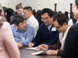 Participants at the Go Global Hire Local event in February 2015.