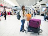 Carleton International student Maria Akbar is greeted at the Ottawa International Airport in Sept. 2016