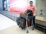 Carleton International student Abdelrahman Abdelaziz is greeted at the Ottawa International Airport in Sept. 2016