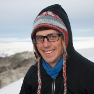Photo of Elliott Skierszkan discusses collaborative research testing groundwater in Whitehorse