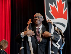 Wisdom Tettey is installed as University President.