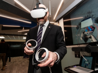 Photo for the news post: Future Learning Lab Brings Immersive Environments to Carleton University