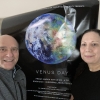 Photo of Hafida El Bilali and Richard Ernst discuss Venus-bound Soviet space probe stuck in Earth’s orbit