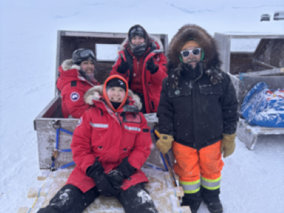 Photo for the news post: Exchange Trip to Cambridge Bay Brings Carleton Inuit Students Closer to Culture and Land