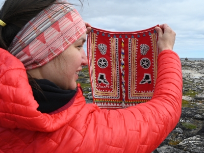 Photo for the news post: Cultural Mediations PhD Candidate Draws National Attention for Research on Inuit Sewing and Beading Technologies