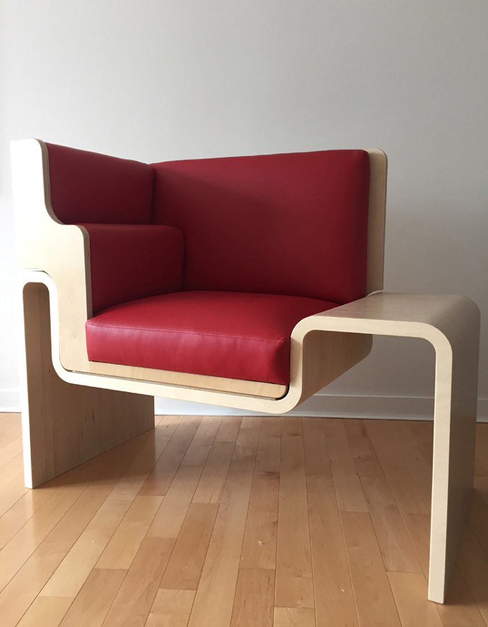 A model of an accessible chair.