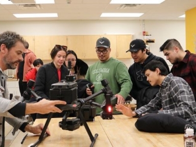 Photo for the news post: Nunavut Arctic College Students Visit Carleton for Environmental Science Collaboration