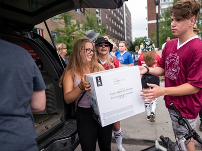 Photo for the news post: Carleton’s Orientation Week to Welcome New Students to Campus Life