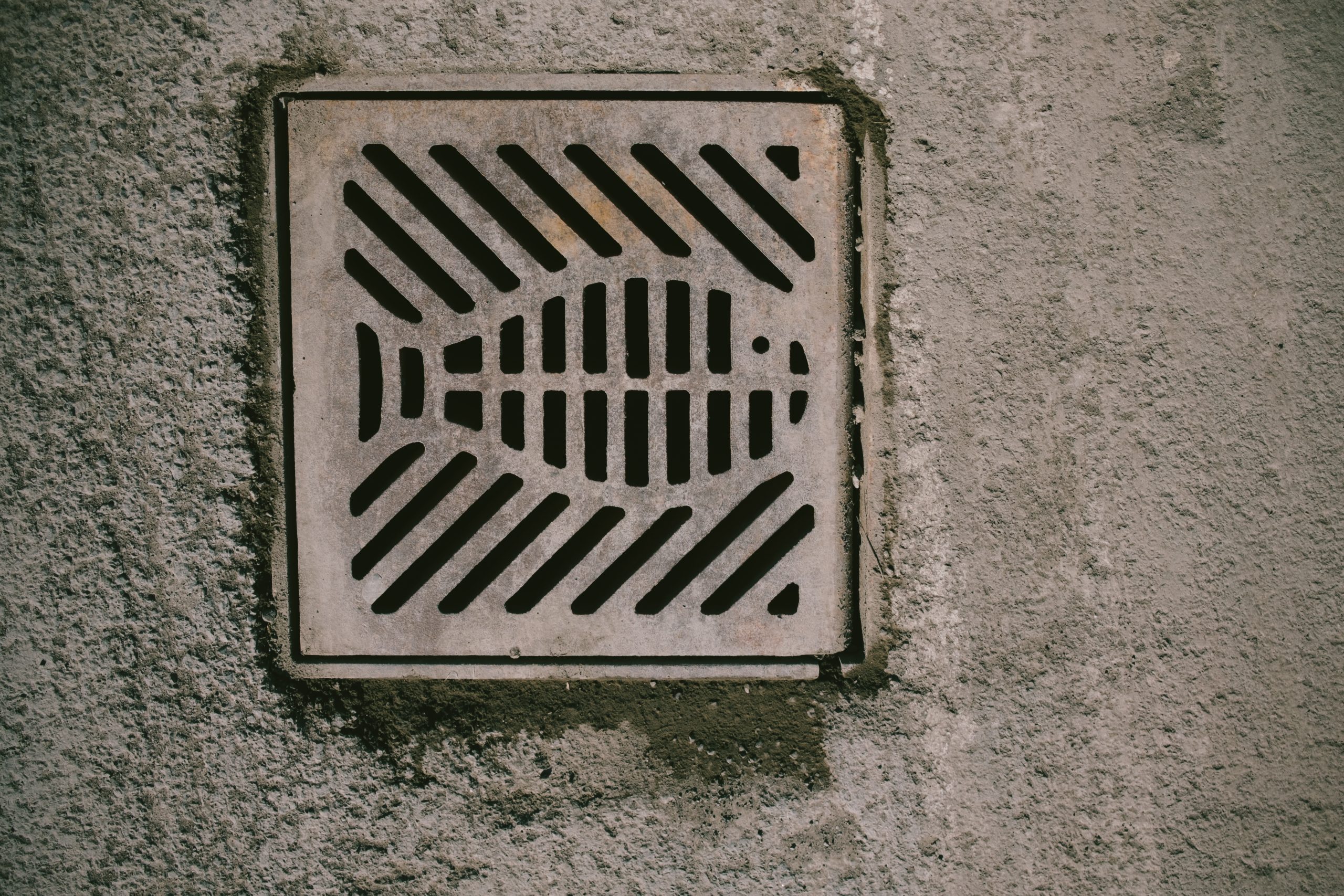 Image of city infrastructure, a sewer drain