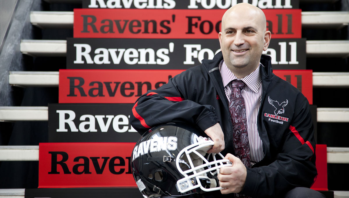 Ravens Football Coach Steve Sumarah