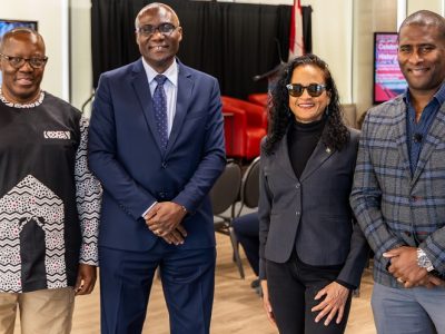 Photo for the news post: Celebrating Black History Month: Carleton Hosts a Conversation on Black Flourishing with President Wisdom Tettey