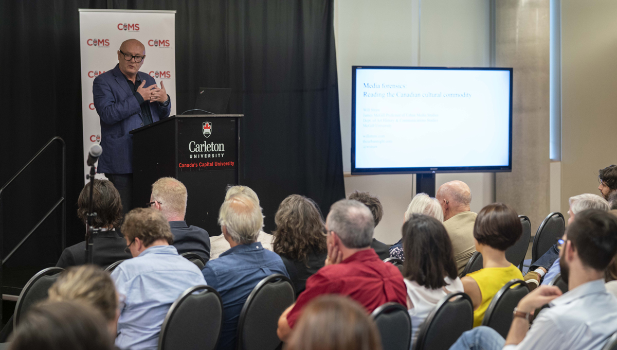 McGill Prof. Will Straw gave the 10th annual Attallah Lecture that kicked off the 40th anniversary of Communication and Media Studies program in Sept. 2018.