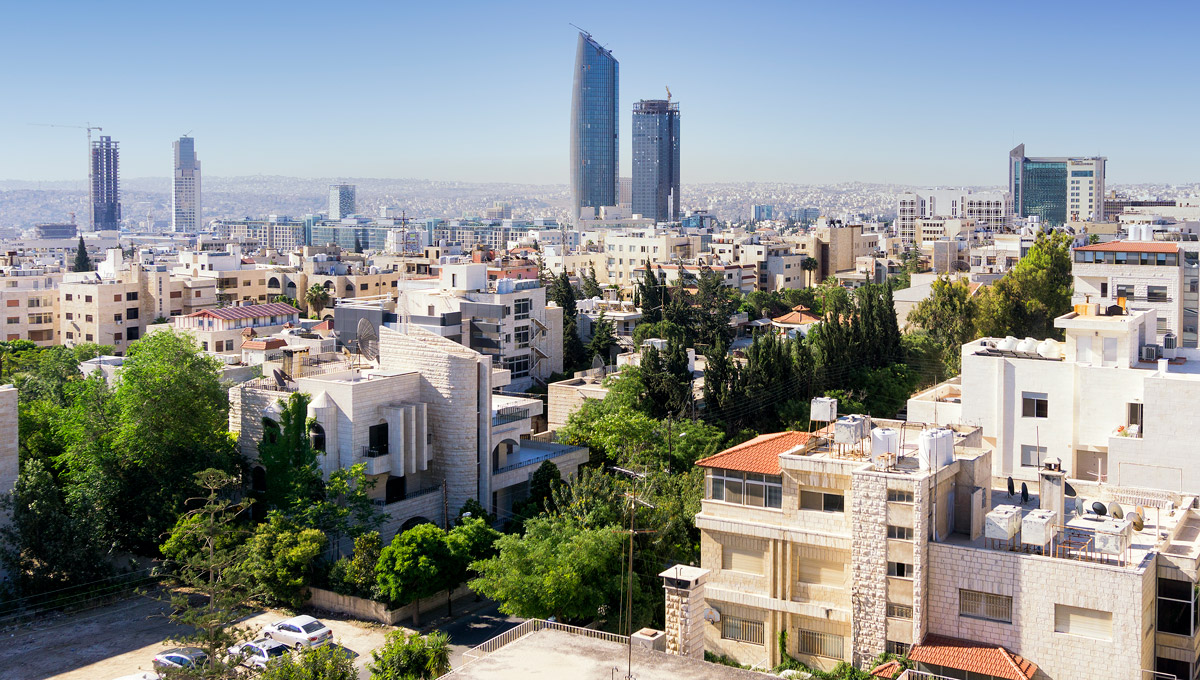 The Amman, Jordan skyline during daytime