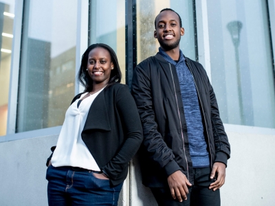 Photo for the news post: Refugee Siblings Triumph with Biochemistry Degrees
