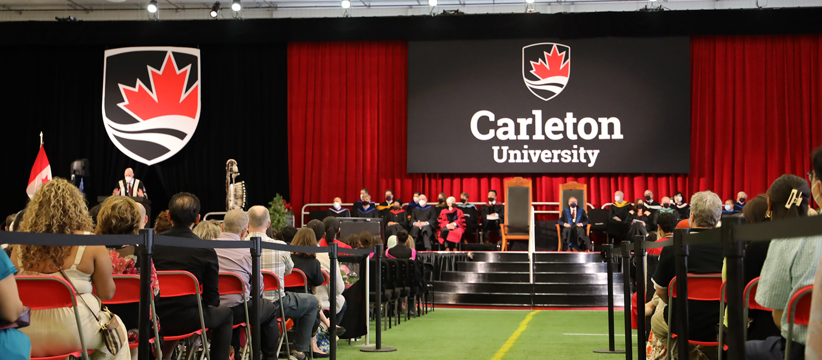 A view of the Carleton University Convocation ceremonies