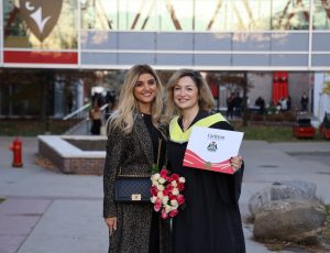 A photo from a series capturing how Carleton University celebrates fall graduates at its convocation proceedings