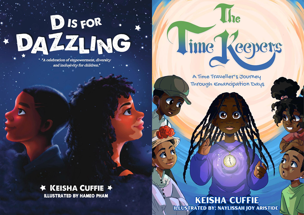 Two children's book covers