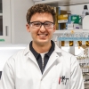 Photo of Daniel Knight discusses his research on ALS