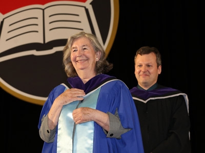 Photo for the news post: Diana Beresford-Kroeger Receives Honorary Degree from Carleton University