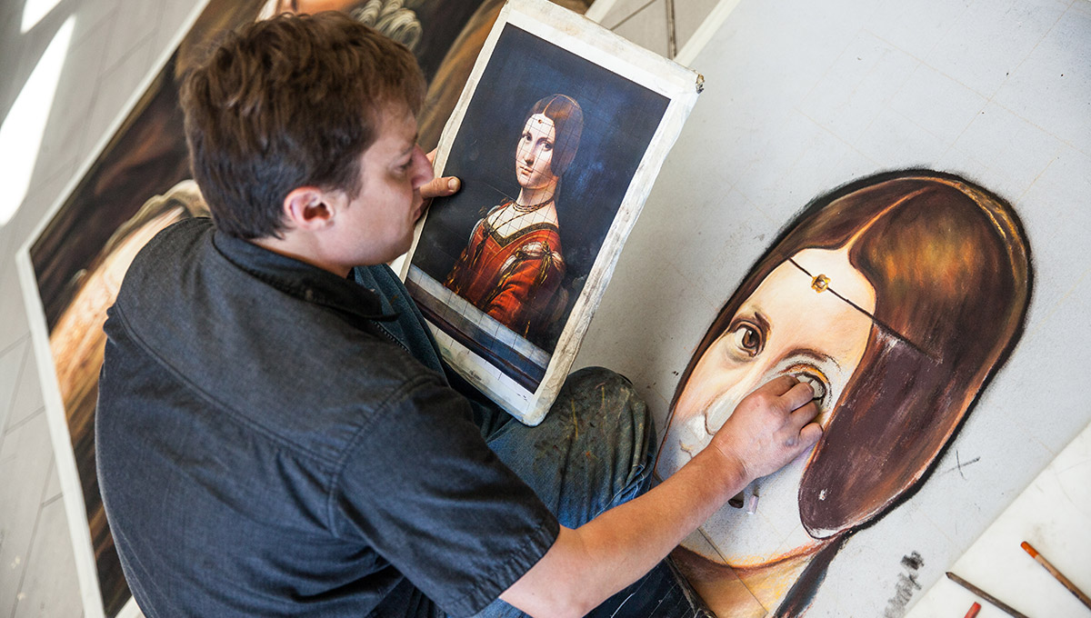 Reproducing Leonardo: Portrait of Lucrezia Crivelli Takes Shape