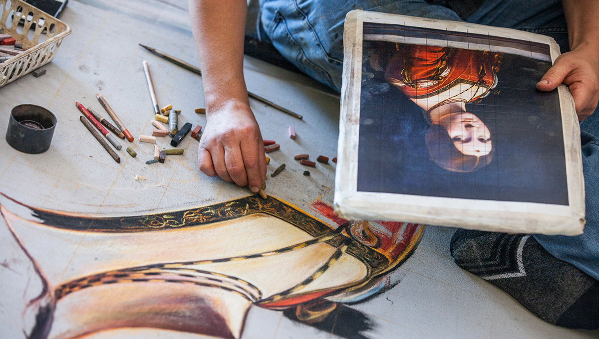 Reproducing Leonardo: Portrait of Lucrezia Crivelli Takes Shape