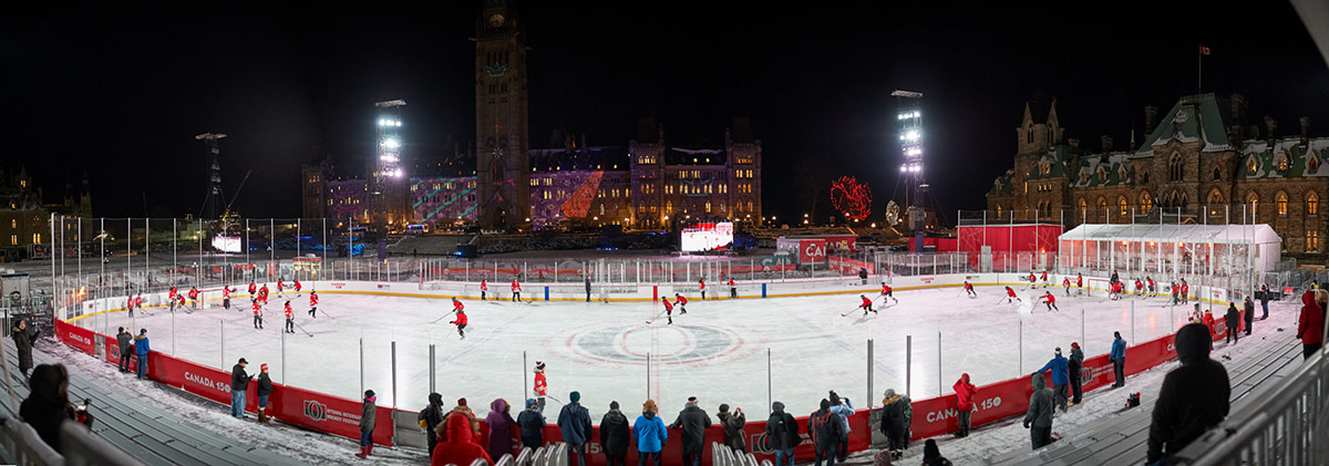 Ravens Take to the Ice for HockeyFest on the Hill