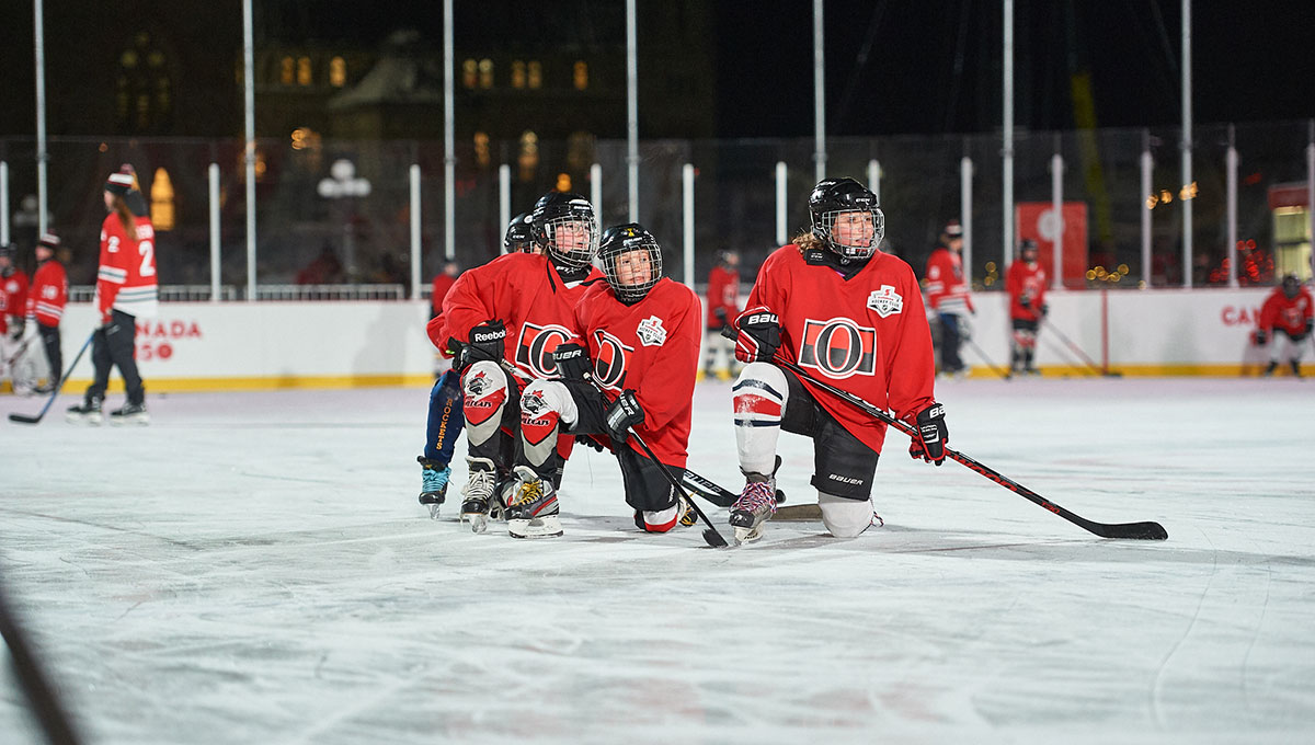 Ravens Take to the Ice for HockeyFest on the Hill