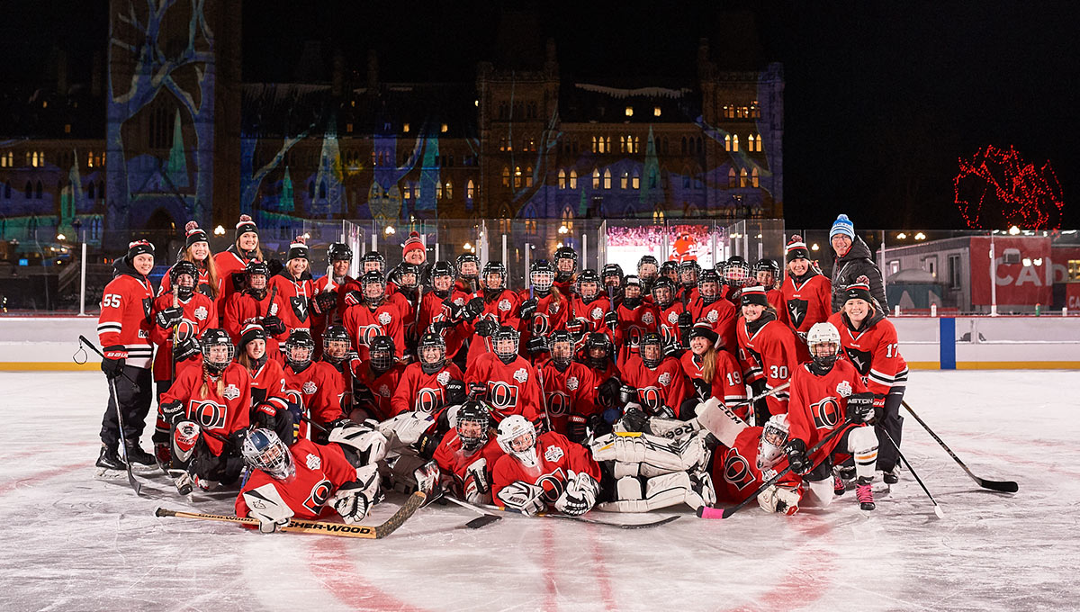 Ravens Take to the Ice for HockeyFest on the Hill