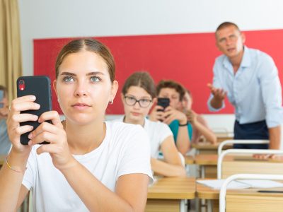 Photo for the news post: Do smartphones belong in classrooms? Four scholars weigh in