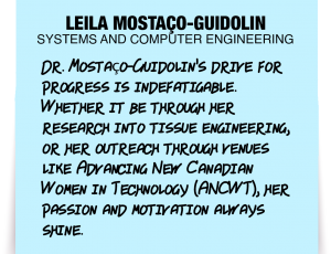 A note about Leila Mostaço-Guidolin: ''