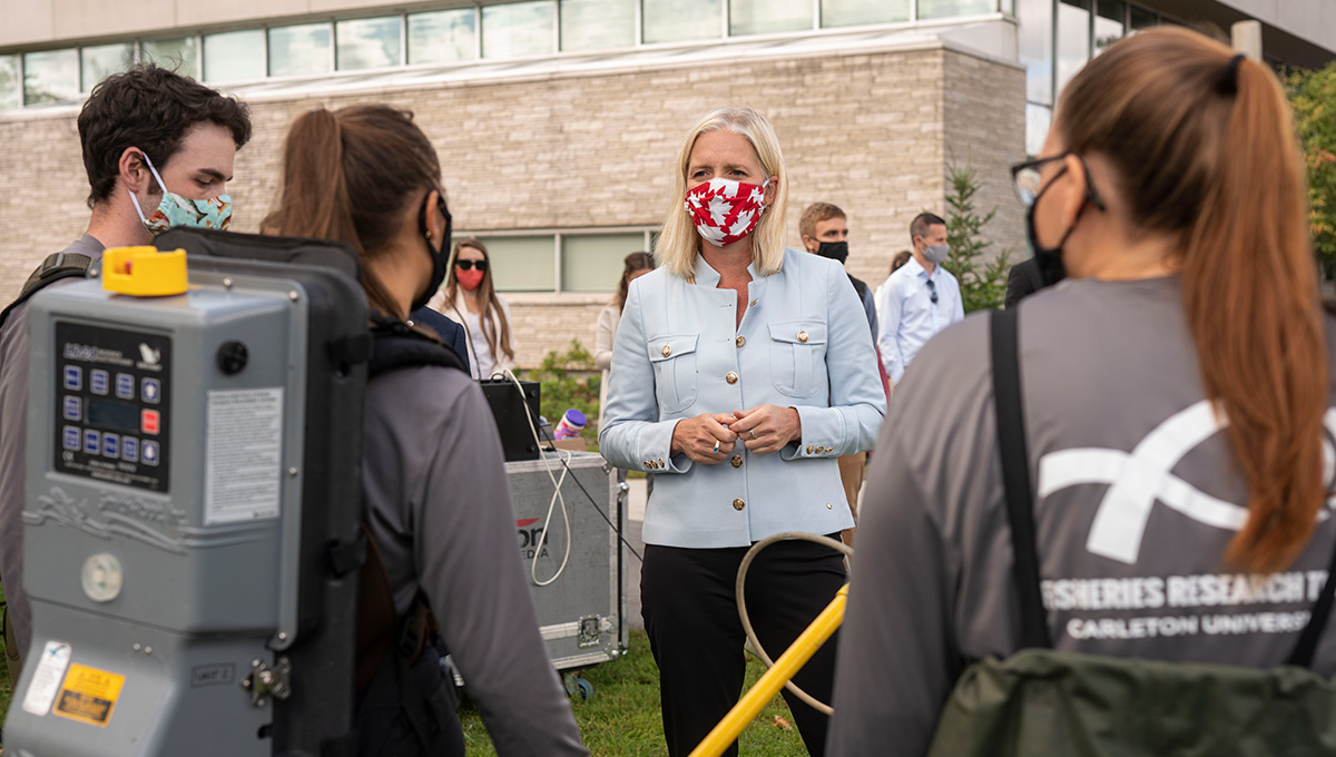 Minister Catherine McKenna Announces New Job Funds for Canadian Youth at Carleton