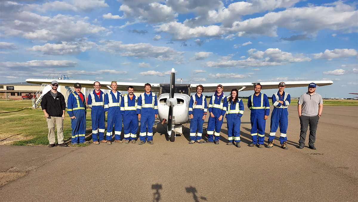 Group photo of the research team