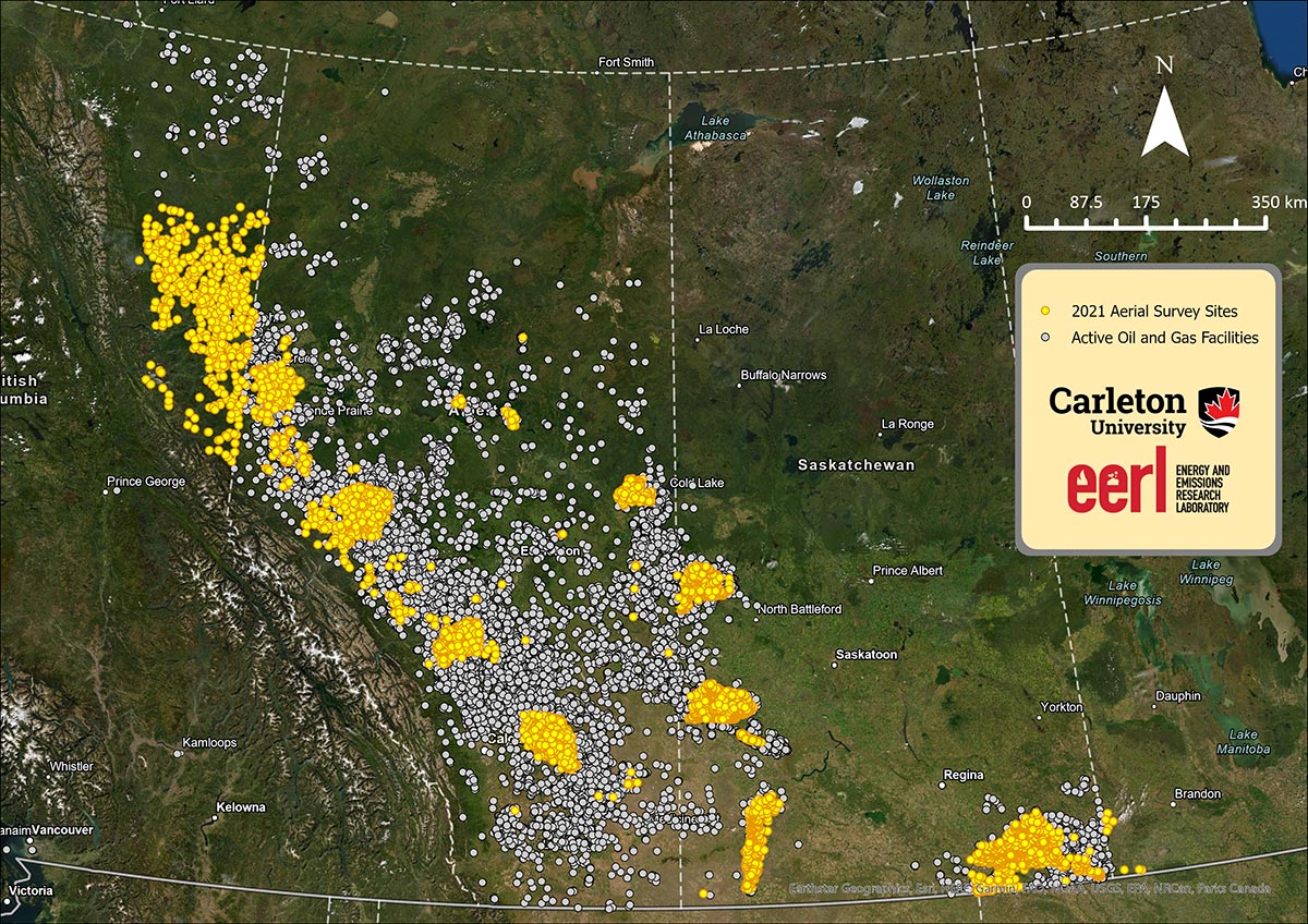 EERL 2021 Aerial Survey Sites