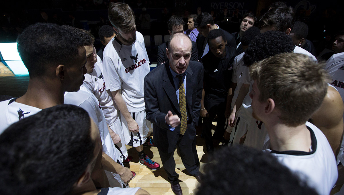 Carleton Ravens shuffle Dave Smart and Taffe Charles