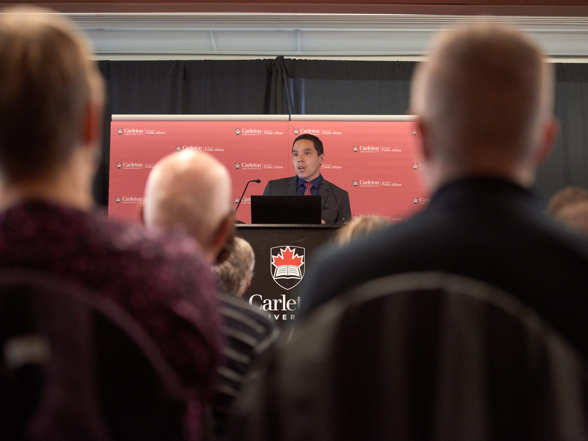 Natan Obed, president of the Inuit Tapiriit Kanatami, gave the 2018 Katherine Graham Lecture, on reimagining Canada’s relationship with the Inuit on June 6.