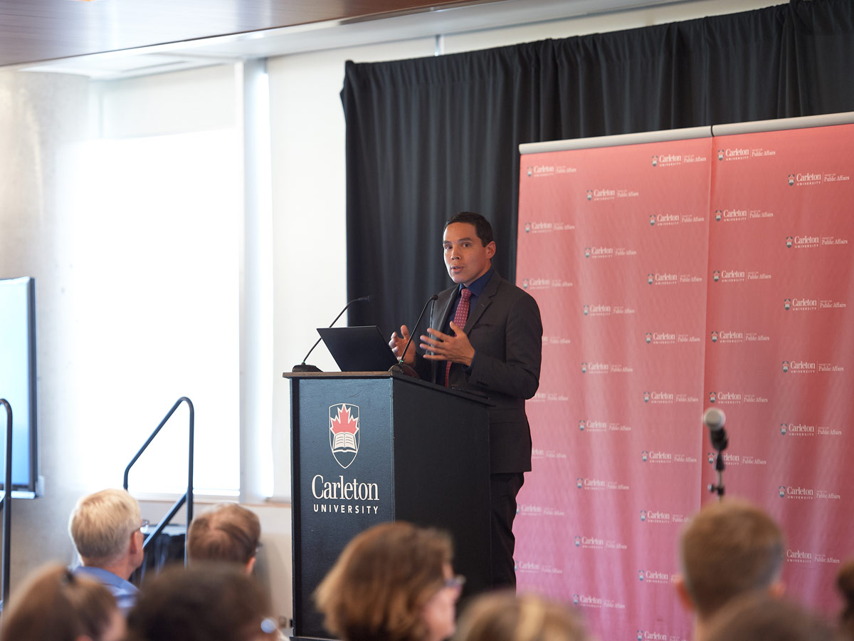 Natan Obed, president of the Inuit Tapiriit Kanatami, gave the 2018 Katherine Graham Lecture, on reimagining Canada’s relationship with the Inuit on June 6.