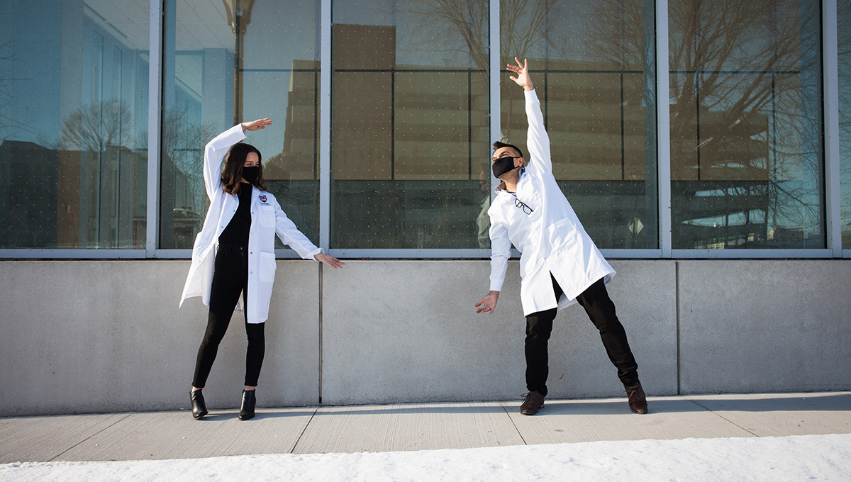 Neuroscience Prof. Argel Aguilar-Valles and his wife Edna Matta-Camacho