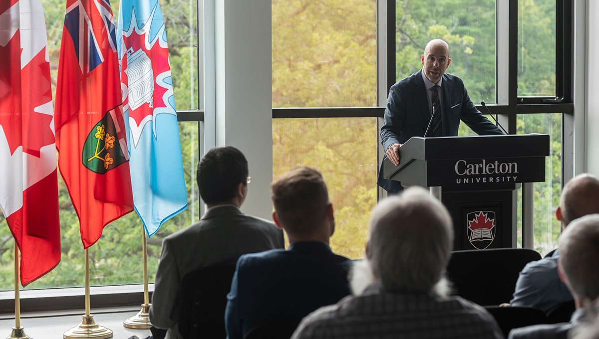 Carleton Celebrates Sustainability Partners in New Smart Environments Building