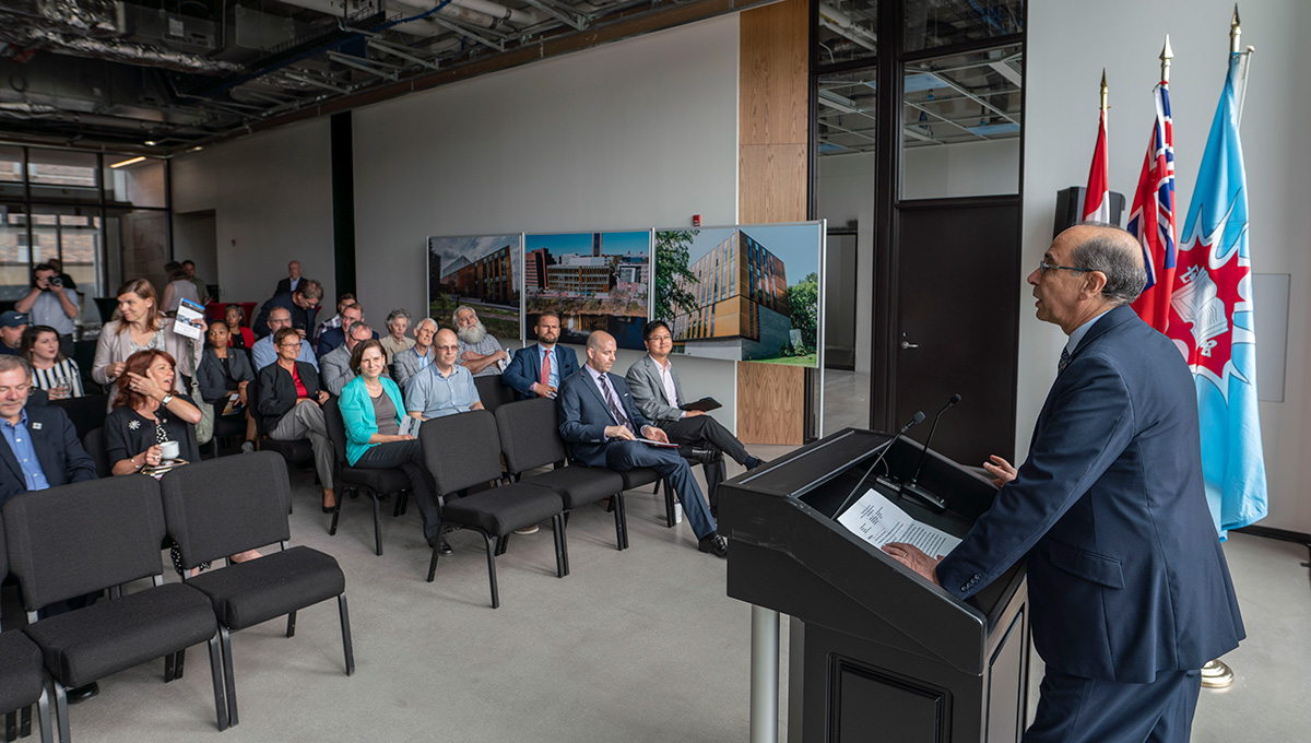 Carleton Celebrates Sustainability Partners in New Smart Environments Building