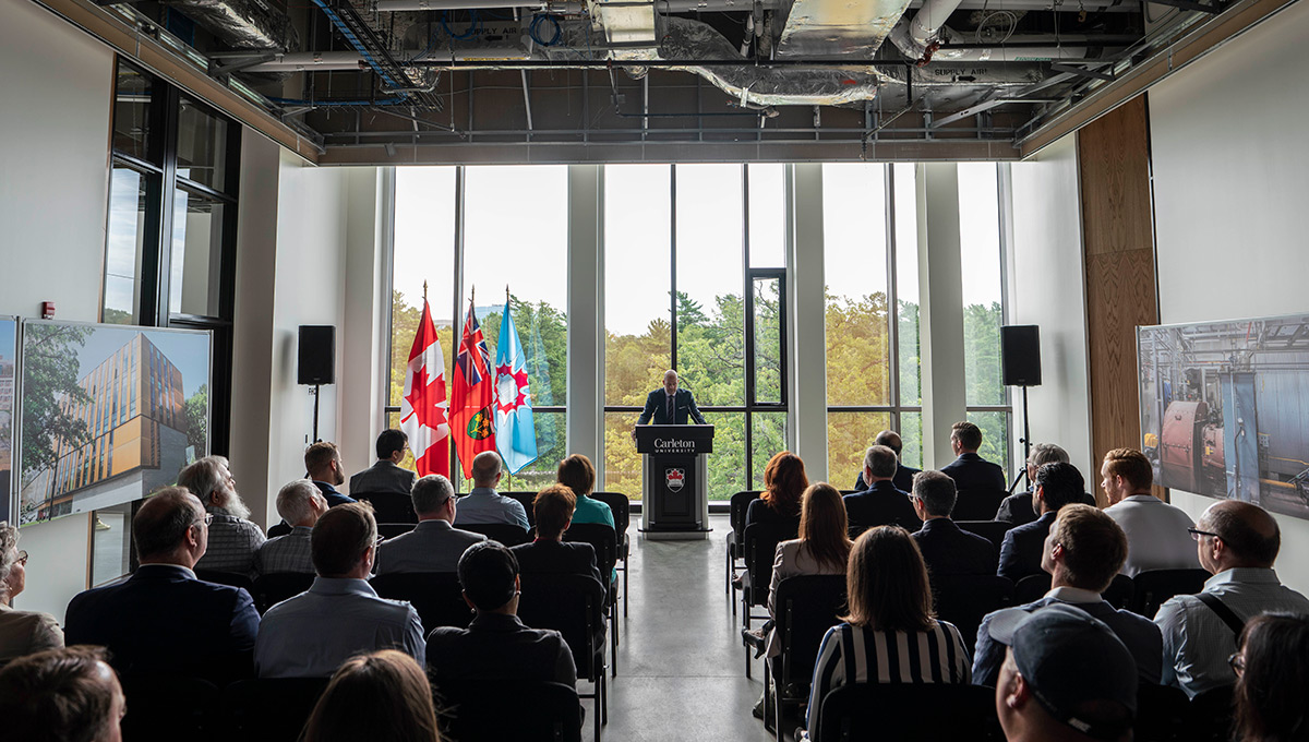 Carleton Celebrates Sustainability Partners in New Smart Environments Building
