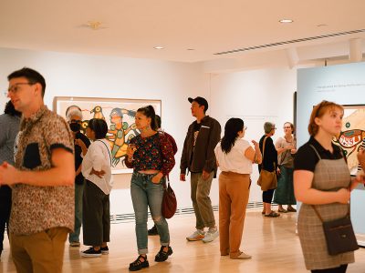 Photo for the news post: Norval Morrisseau Exhibit Brings Healing Art to Carleton