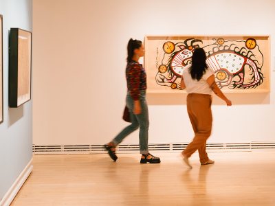 Photo for the news post: Norval Morrisseau Exhibit Brings Healing Art to Carleton