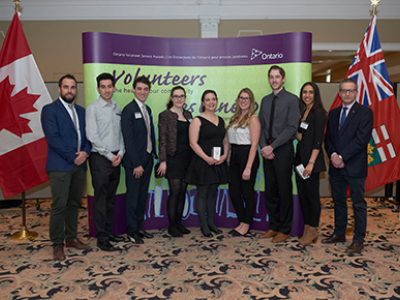 Photo for the news post: Carleton Student Volunteers Earn Service Awards