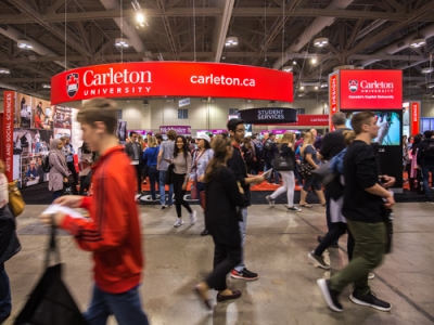 Photo for the news post: Strong Interest in Carleton Showcase at 2019 Ontario Universities’ Fair