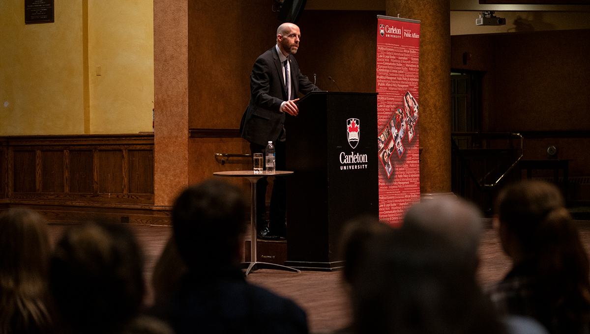 Carleton President Benoit-Antoine Bacon