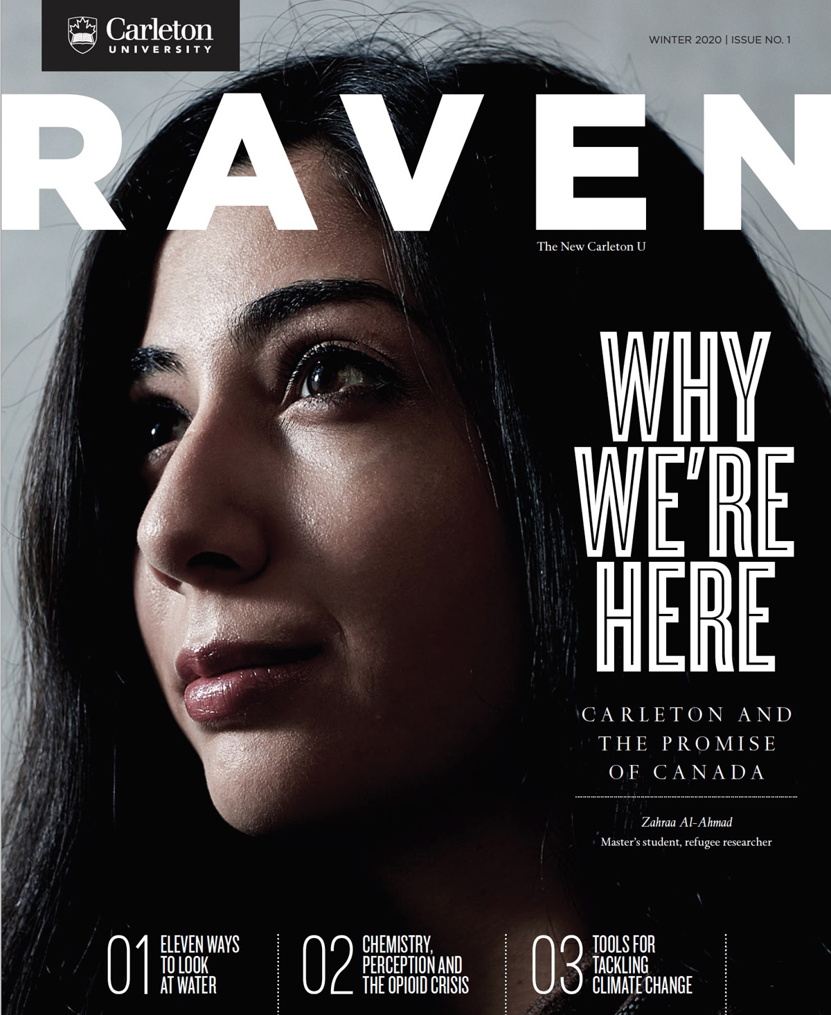 The Cover of the Winter 2020 edition of the Raven Magazine