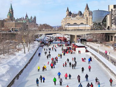 Photo for the news post: Maintaining the Rideau Canal Skateway… with Robots?
