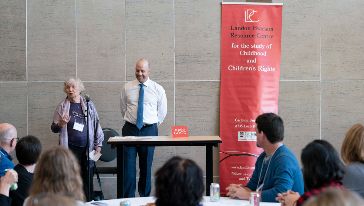 Designed by the Landon Pearson Centre for the Study of Childhood and Children's Rights at Carleton University, a two-day Shaking the Movers workshop in October 2018 promoted the right of children to participate as citizens in society.
