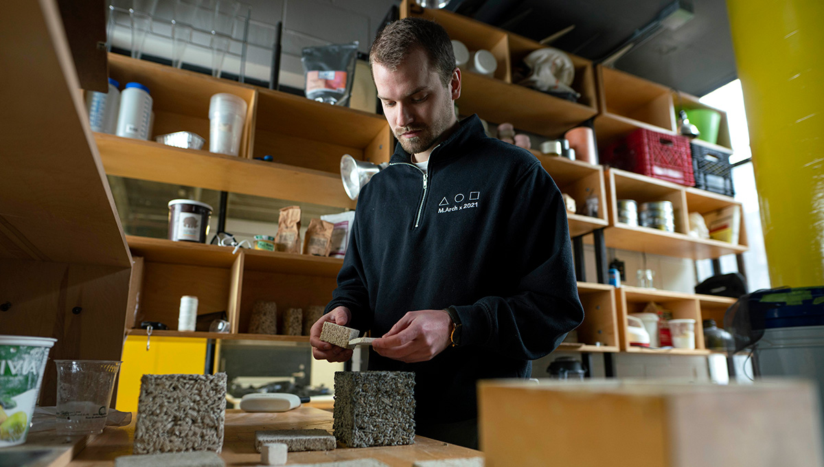 Hands-On Architecture: Carleton Students Back in the Lab Investigating Sustainable Building Materials